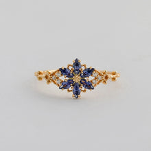 Load image into Gallery viewer, Tanzanite Flower Ring
