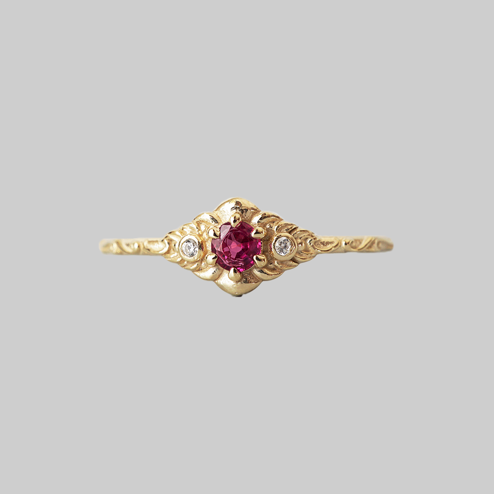 Crimson Ruby Ring