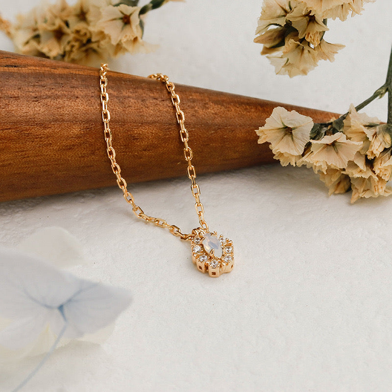 Marquise Opal Princess Necklace