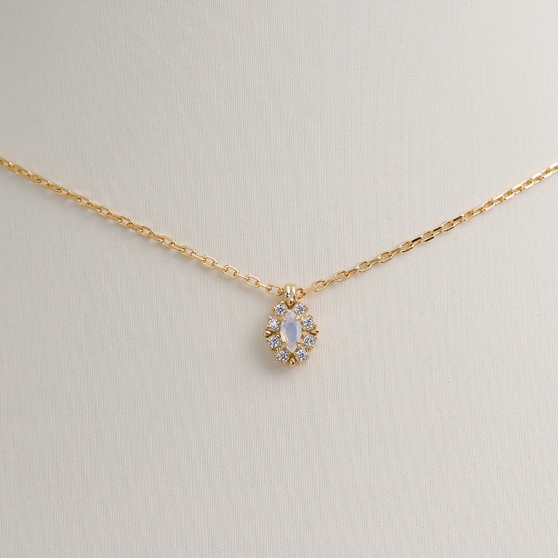 Marquise Opal Princess Necklace