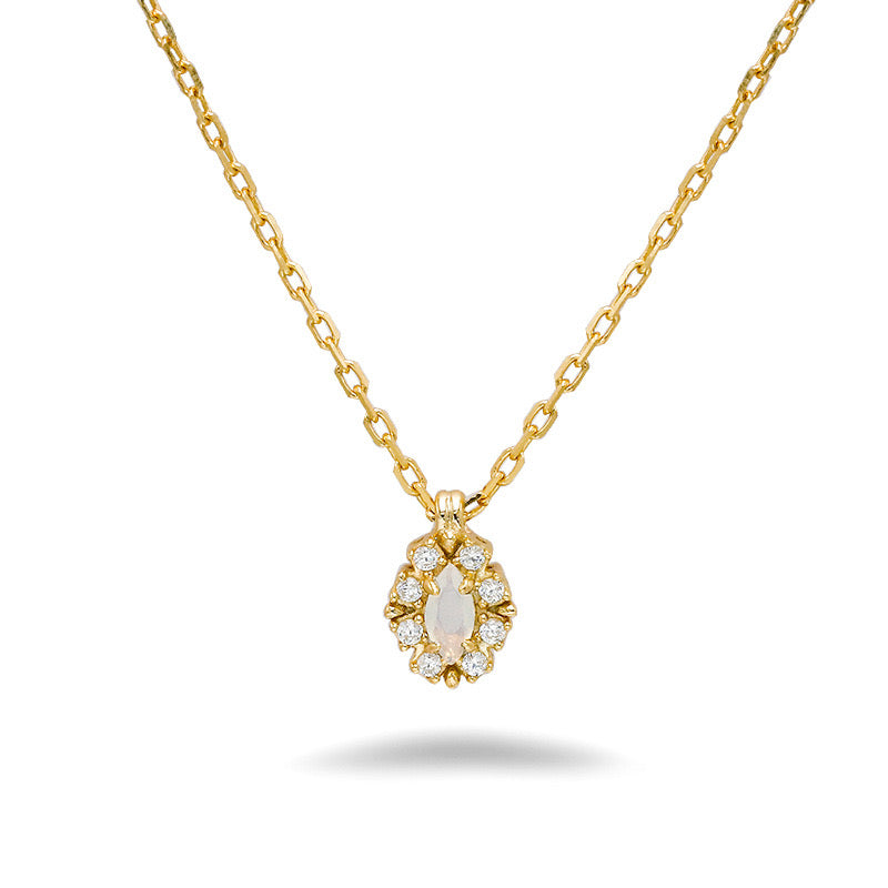 Marquise Opal Princess Necklace