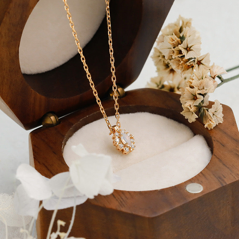 Marquise Opal Princess Necklace
