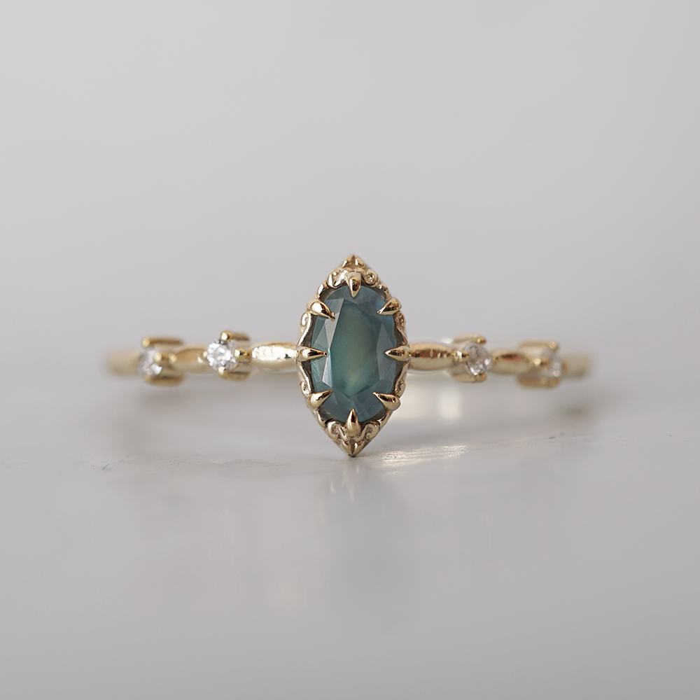 Alexandrite Blueberry Kiss Ring