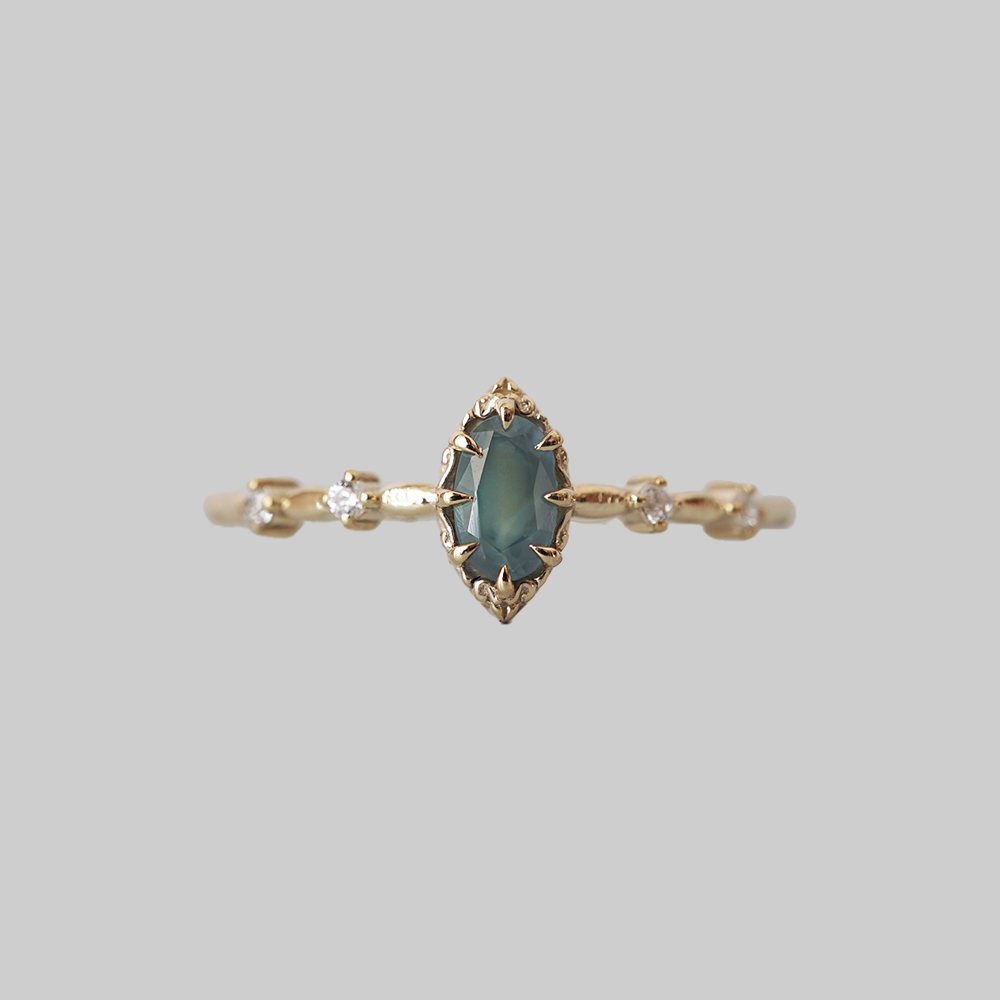 Alexandrite Blueberry Kiss Ring