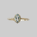 14kt Ocean Whisper Aquamarine Oval Ring