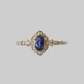 14kt Blue Sapphire Belle Ring