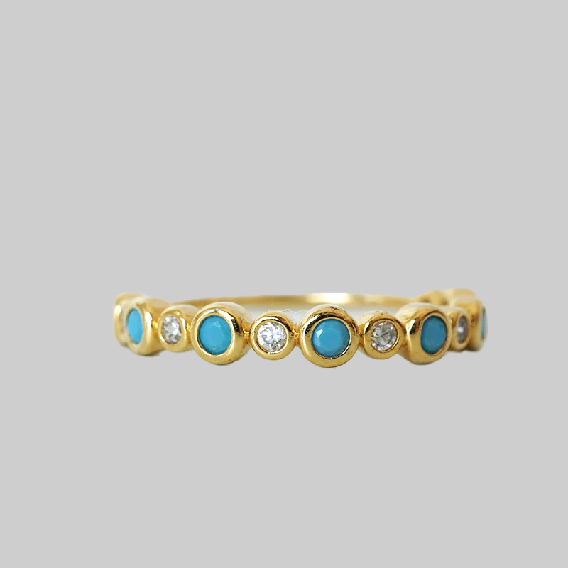 Turquoise Bezel Ring