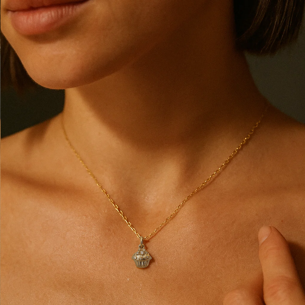 Little Cupcake Diamond Charm