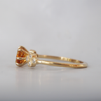 Oval Citrine Solaris Ring