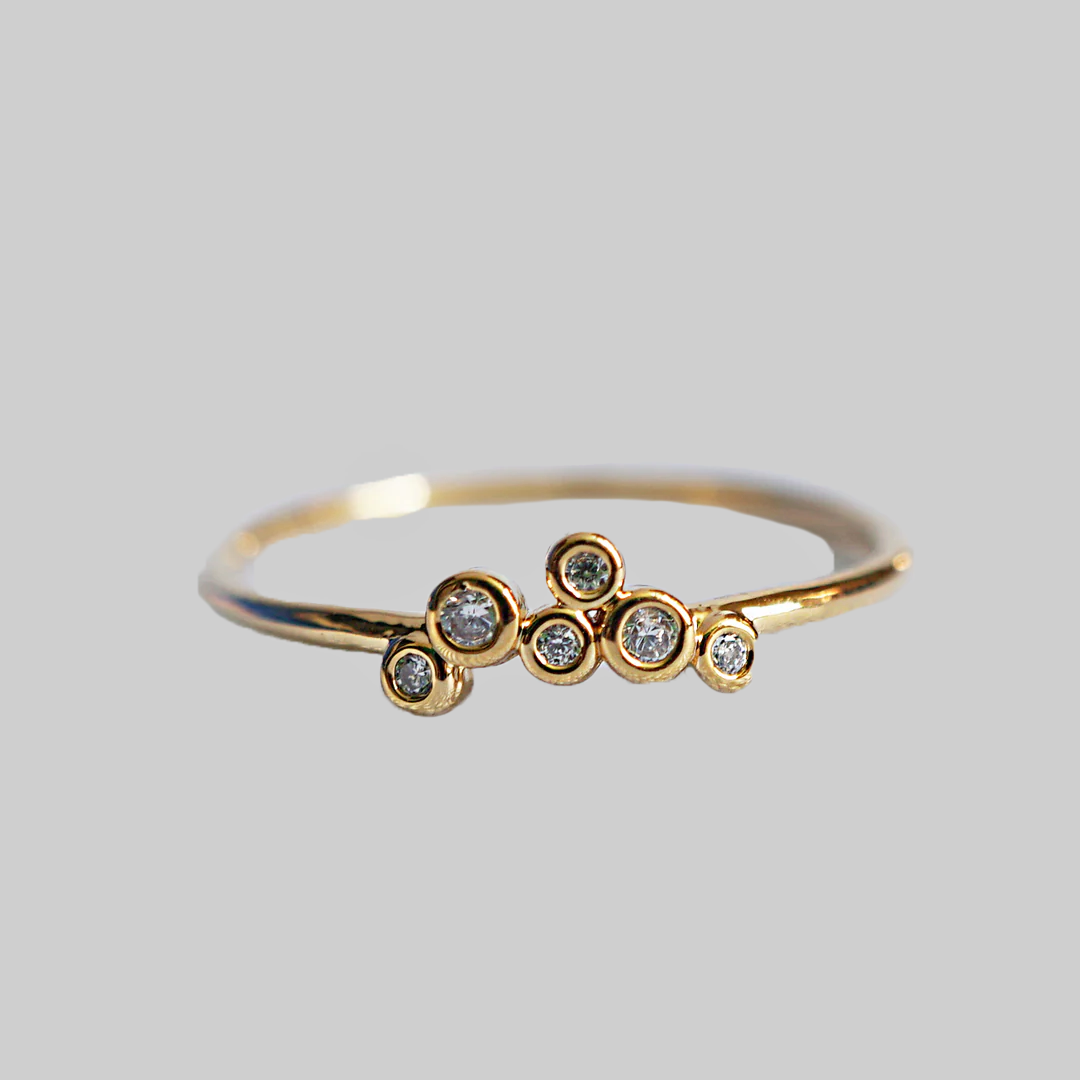 Dainty Cluster Ring
