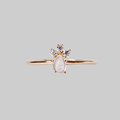Dainty Moonstone Ring