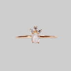 Dainty Moonstone Ring