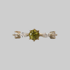 Meadow Demantoid Garnet Ring