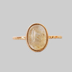 Labradorite Oval Ring
