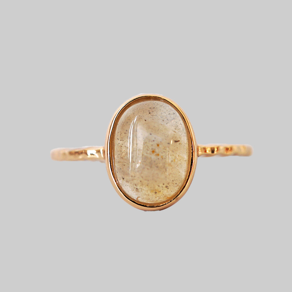 Labradorite Oval Ring
