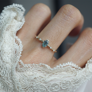Alexandrite Blueberry Kiss Ring