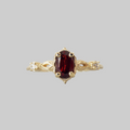 Mariana Flame Garnet Ring
