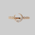 14kt Dainty Moon Ring