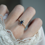 Moonlit Serenade Sapphire Ring