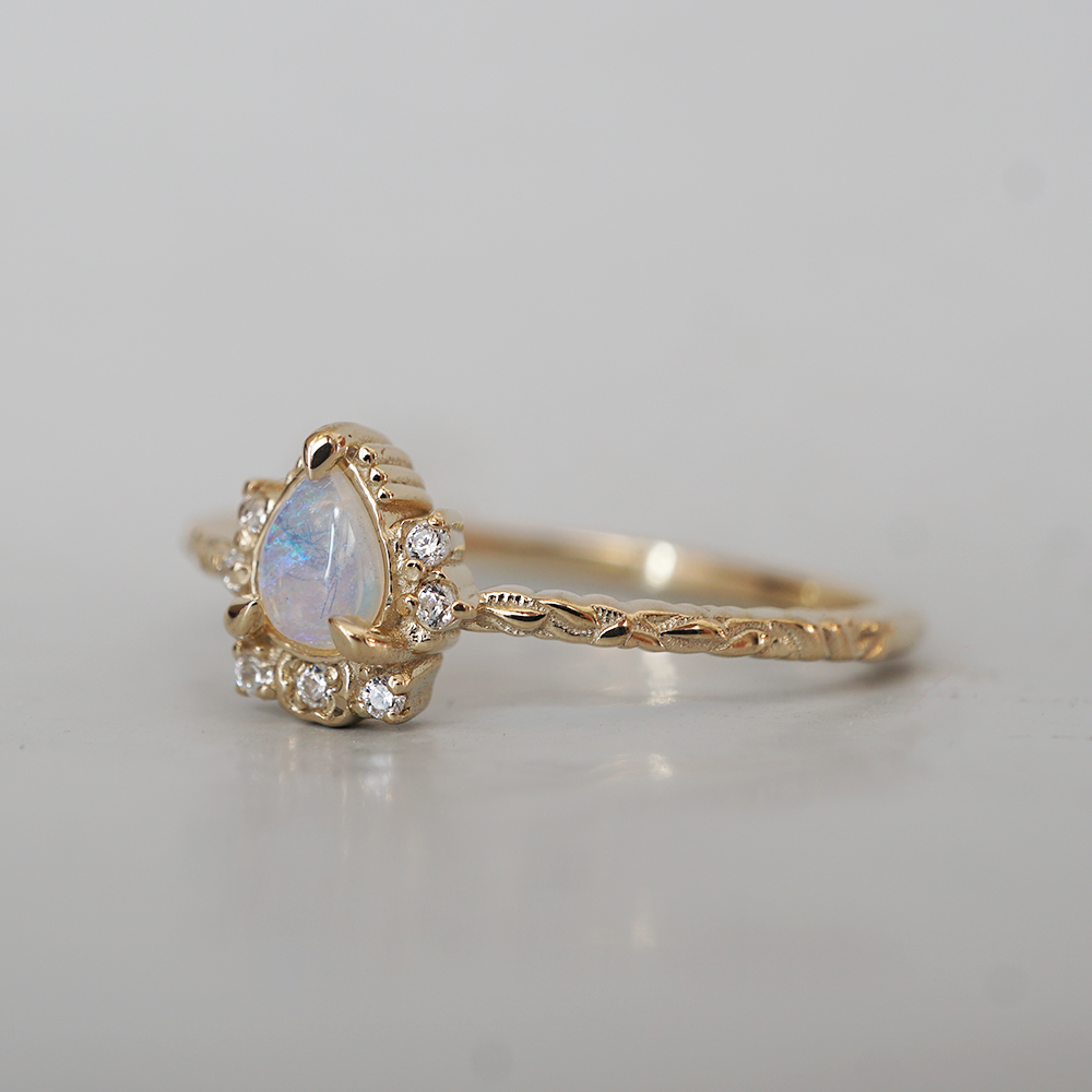 Lunaria Opal Ring