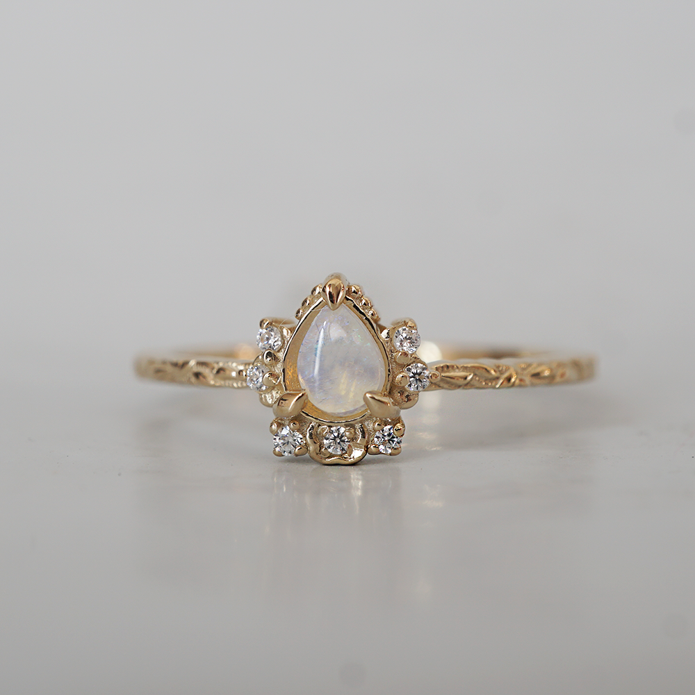 Lunaria Opal Ring