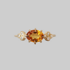 Oval Citrine Solaris Ring
