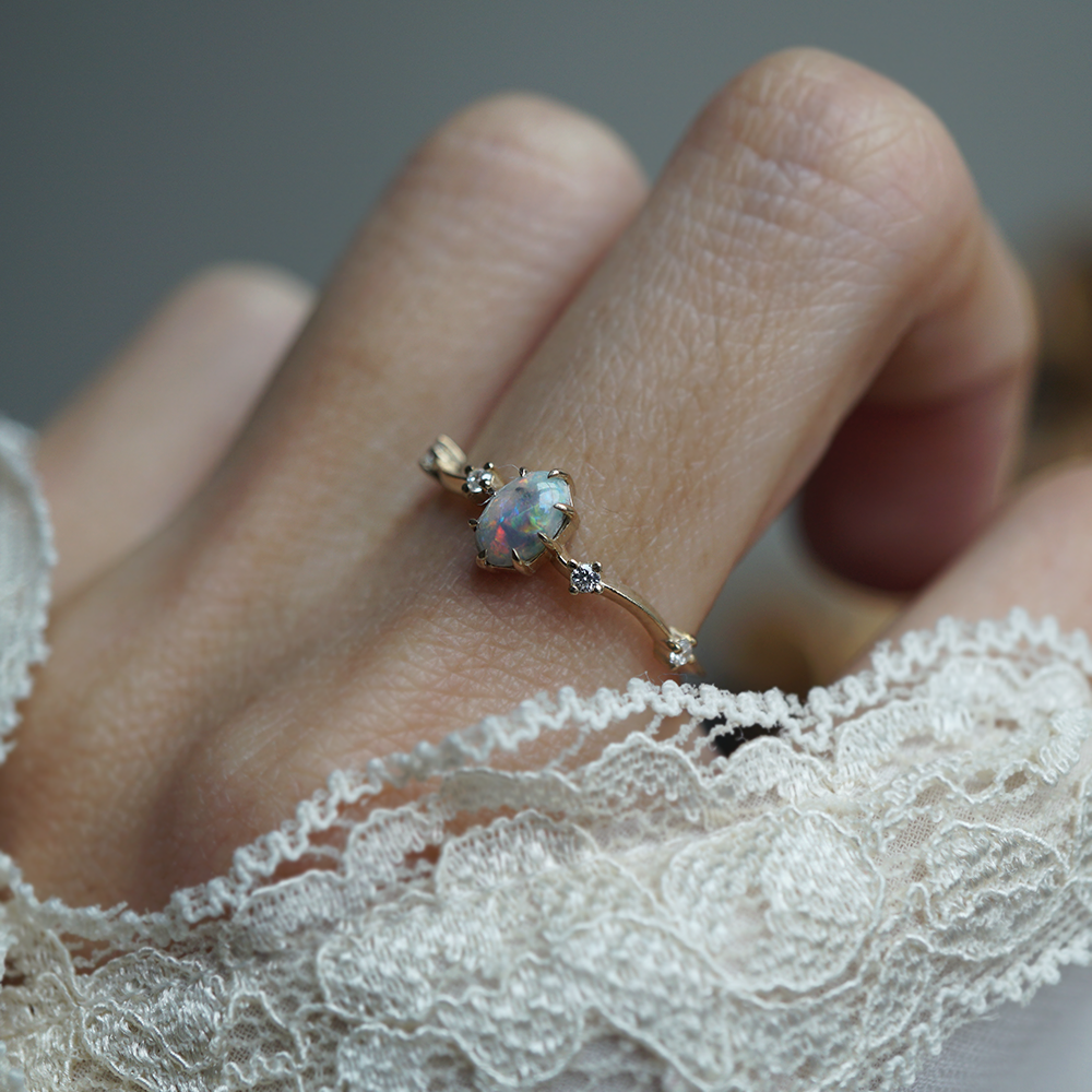 Opal Myst Ring