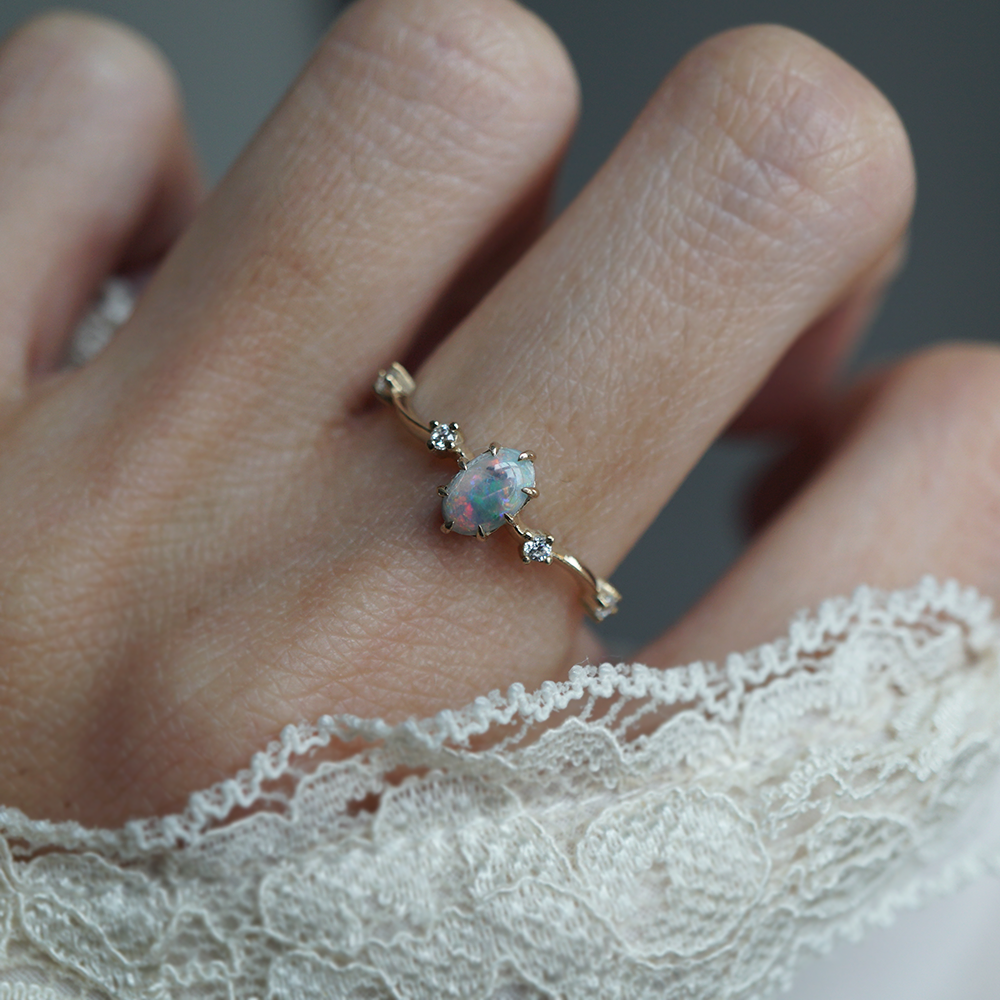 Opal Myst Ring