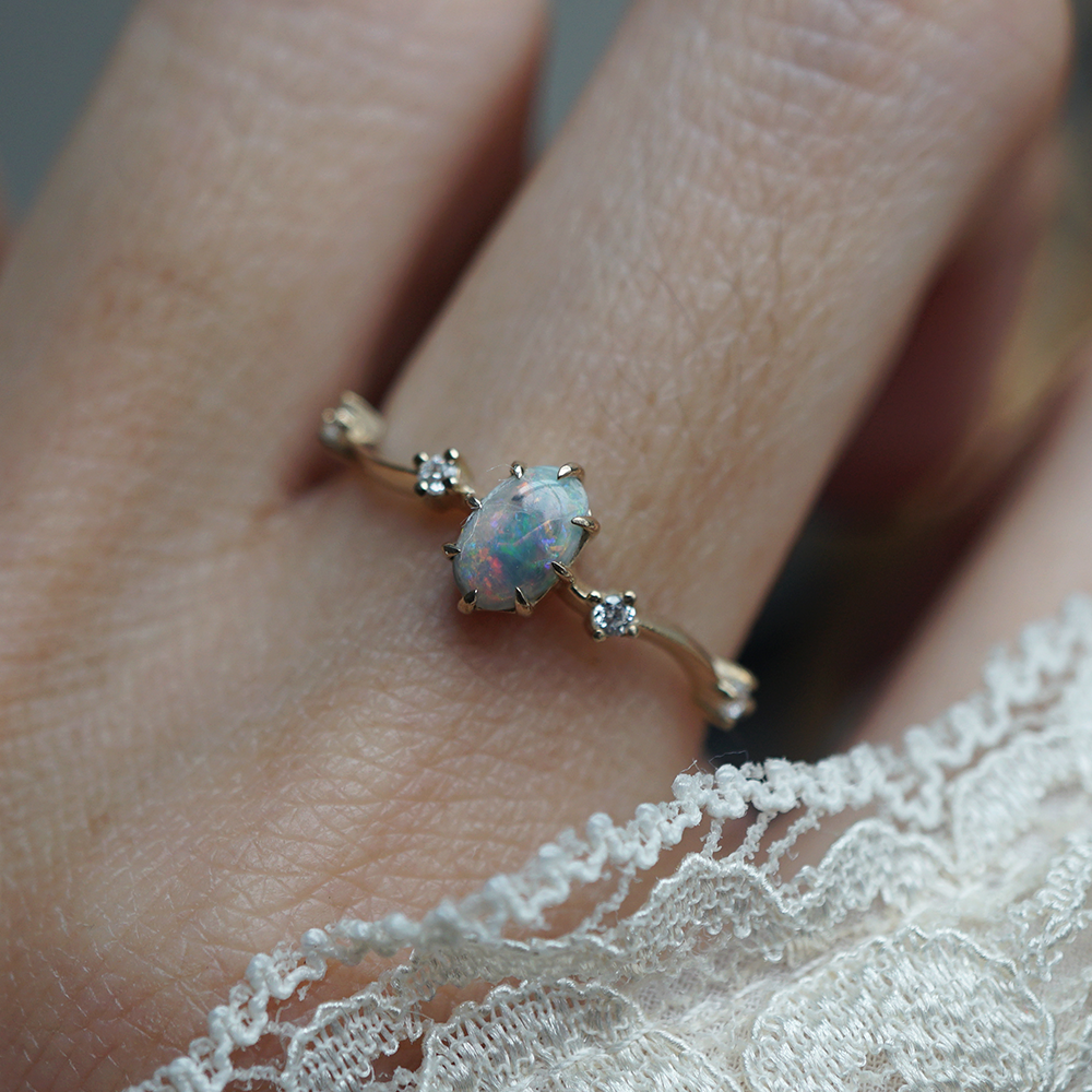 Opal Myst Ring