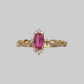 Pink Sapphire Rosalind Ring