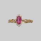Pink Sapphire Rosalind Ring