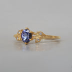 Tanzanite Periwinkle Ring