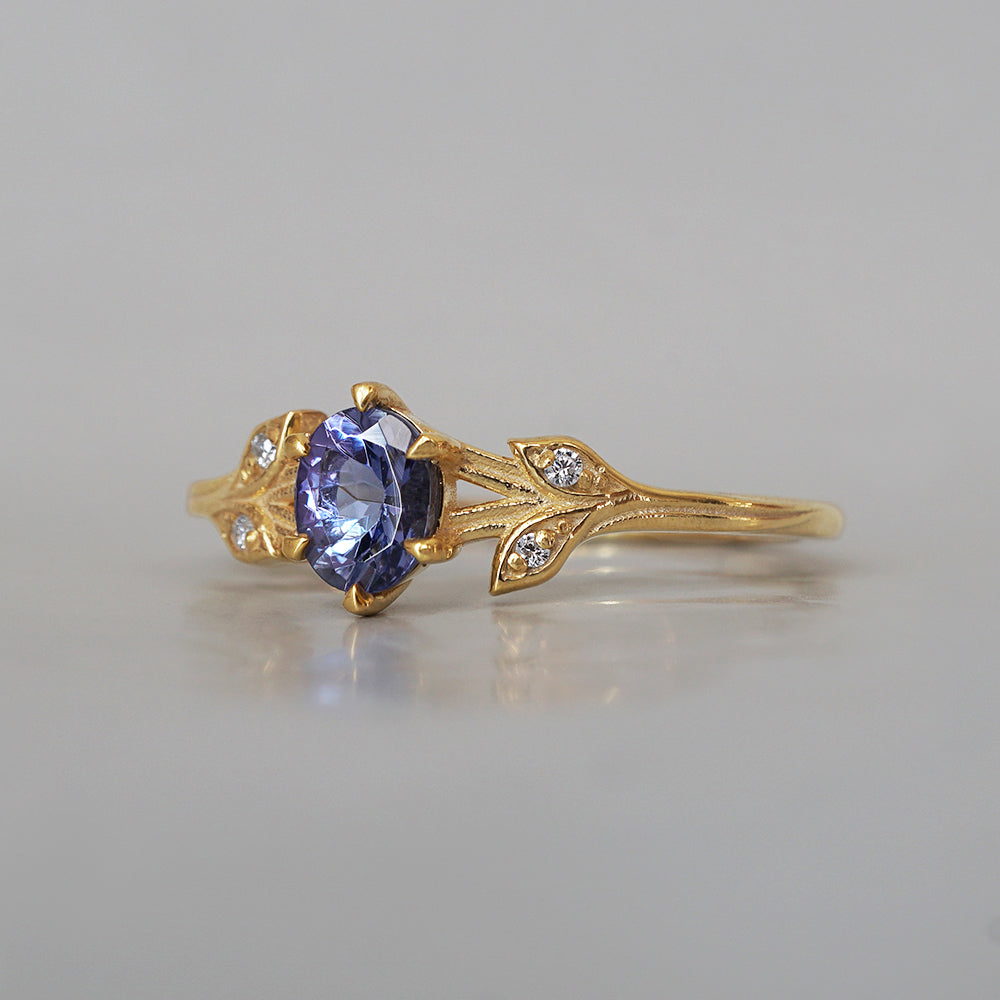Tanzanite Periwinkle Ring