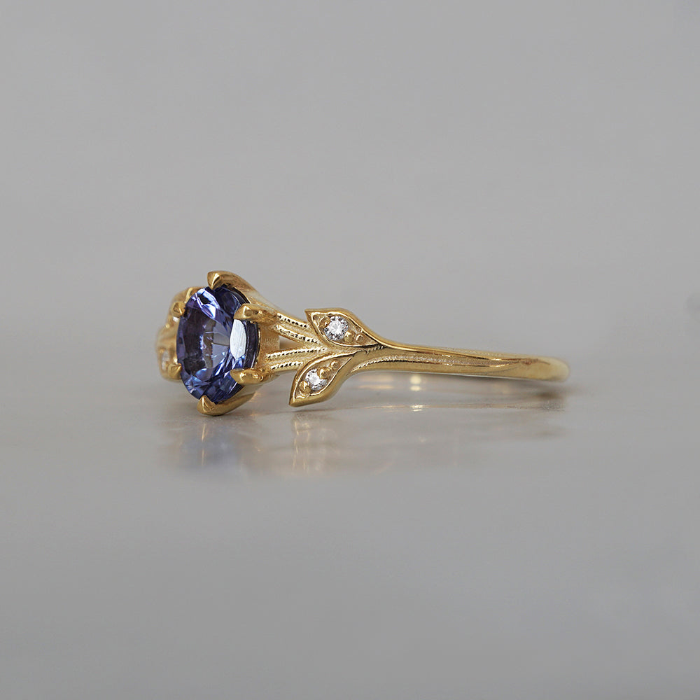 Tanzanite Periwinkle Ring