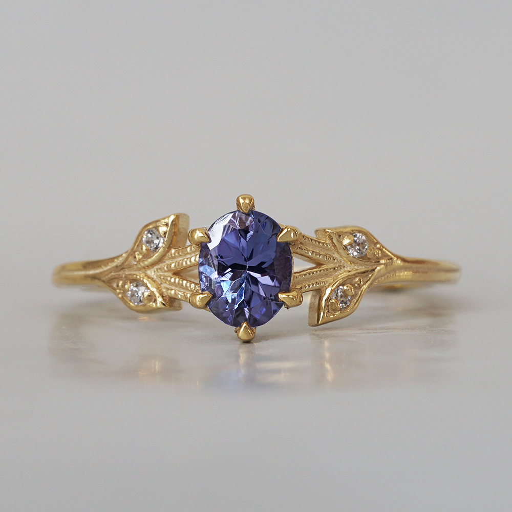 Tanzanite Periwinkle Ring