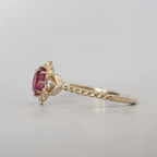 Sakura Pink Sapphire Ring