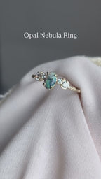 Opal Nebula Diamond Ring