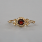 Garnet Sweetheart Ring