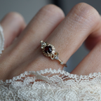 Garnet Sweetheart Ring