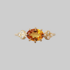 Oval Citrine Solaris Ring