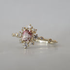 14kt Tourmaline Blush Stardust Ring