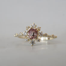 Load image into Gallery viewer, 14kt Tourmaline Blush Stardust Ring
