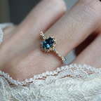 Thalassa Teal Tourmaline Ring