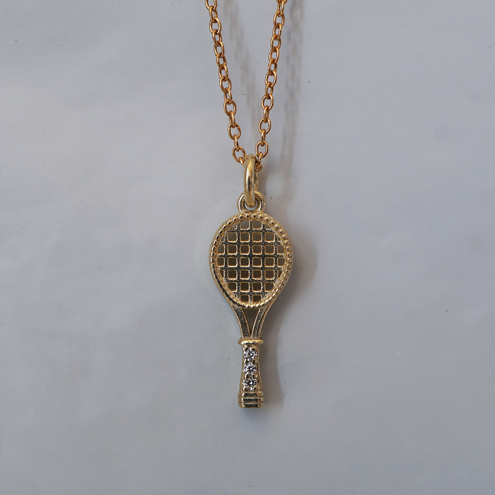 Tennis Racket Charm