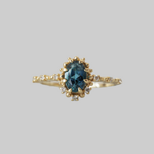 Load image into Gallery viewer, Thalassa Teal Tourmaline Ring
