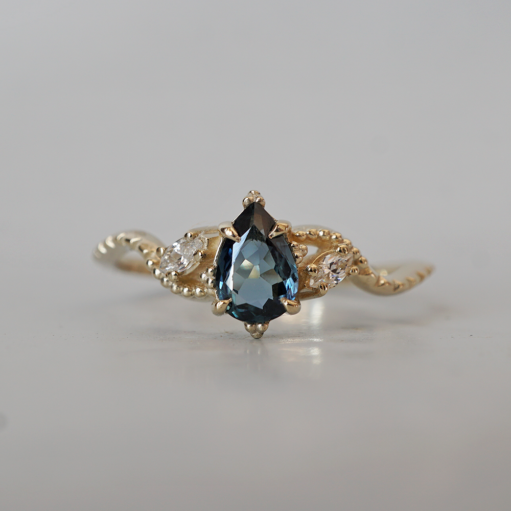 Venus Tide Blue Sapphire Ring