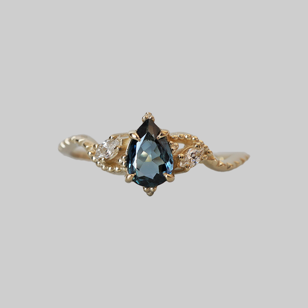Venus Tide Blue Sapphire Ring