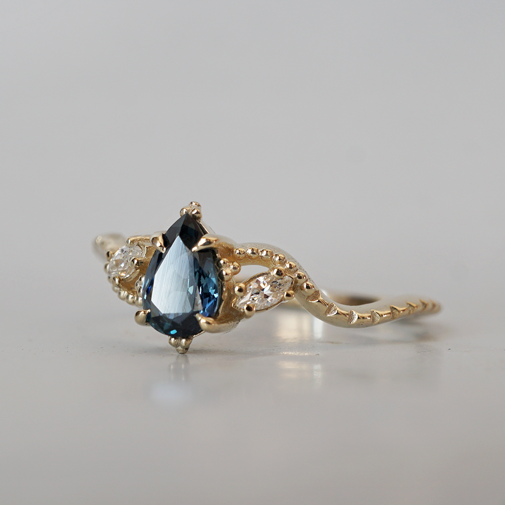 Venus Tide Blue Sapphire Ring