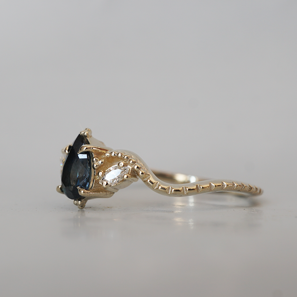 Venus Tide Blue Sapphire Ring