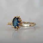 Thalassa Teal Tourmaline Ring